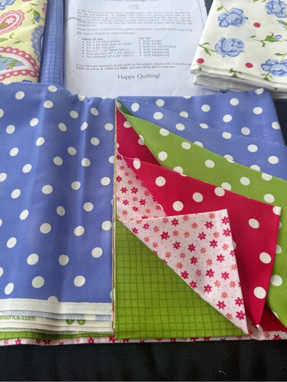🆕Rose Cottage Quilt Kit🆕